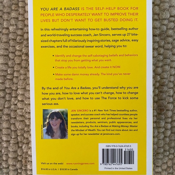 You are a Badass by Jen Sincero - Picture 2 of 4